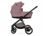 Комбинирана бебешка количка с обръщаща се седалка за деца до 22кг с включено столче/кошница за кола Lorelli Bianca 3в1, розова 10022012516 thumb 4