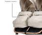 Бебешка комбинирана количка за близнаци с чанта Lorelli Duo до 22 кг всяко, beige 10021542507 thumb 10