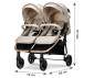 Бебешка комбинирана количка за близнаци с чанта Lorelli Duo до 22 кг всяко, beige 10021542507 thumb 18