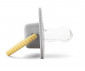 Силиконова залъгалка Lorelli, circle grey, 0м+ 10220750003 thumb 2