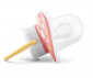 Бебешка залъгалка с капаче Lorelli, 2 броя, yellow/pink, 6м+ 10220760002 thumb 3