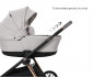Комбинирана бебешка количка с обръщаща се седалка за деца до 22кг с включено столче/кошница за кола Lorelli Bianca 3в1, beige warm 10022012603 thumb 21