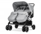 Бебешка комбинирана количка за близнаци с чанта Lorelli Twin, grey 10020072506 thumb 3