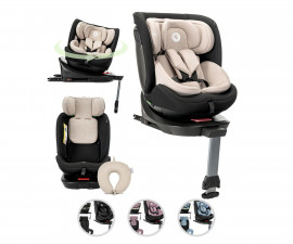 Столче за кола за новородено бебе с тегло до 36кг. с въртяща се функция Lorelli Concord Pro 360°, Isofix, i-Size 40-150 см, Support Leg и възглавница за път, асортимент 1007206