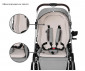 Комбинирана бебешка количка с обръщаща се седалка за деца до 22кг с включени адаптори за столче/кошница за кола Lorelli Glory 2в1, Black 10021822501 thumb 13