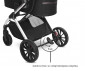 Комбинирана бебешка количка с обръщаща се седалка за деца до 22кг с включени адаптори за столче/кошница за кола Lorelli Glory 2в1, Black 10021822501 thumb 24