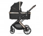 Комбинирана бебешка количка с обръщаща се седалка за деца до 22кг с включени адаптори за столче/кошница за кола Lorelli Glory 2в1, Black 10021822501 thumb 4