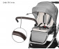 Комбинирана бебешка количка с обръщаща се седалка за деца до 22кг с включени адаптори за столче/кошница за кола Lorelli Glory 2в1, Grey 10021822506 thumb 19