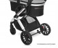 Комбинирана бебешка количка с обръщаща се седалка за деца до 22кг с включени адаптори за столче/кошница за кола Lorelli Glory 2в1, Grey 10021822506 thumb 8