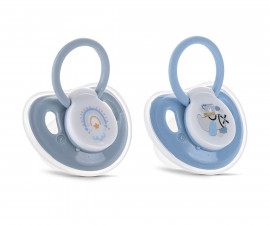 Бебешка залъгалка с капаче Lorelli My Friend, 2 броя, Aire Blue, 0м+ 10220710007