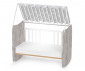 Детско дървено легло-люлка Lorelli Stars 60/120 см, цвят бял/Арт 10150610030A thumb 6