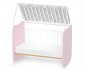 Детско дървено легло-люлка Lorelli Stars 60/120 см, цвят бял/Orchid Pink 10150610038A thumb 6