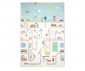 Двулицев сгъваем термо тепих за игра Lorelli 120x180 см, City road play 10300480008 thumb 2