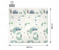 Двулицев сгъваем термо тепих за игра Lorelli 180-200 см, in the forest 10300490015 thumb 13