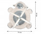 Тепих за игра Lorelli Мери плюш, 95x95 см, White&grеy 10300400001 thumb 6