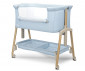 Детска кошара с падаща преграда Lorelli Millie, Blue /wooden effect/ 10080732608 thumb 2