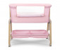 Детска кошара с падаща преграда Lorelli Millie, Pink /wooden effect/ 10080732613 thumb 5