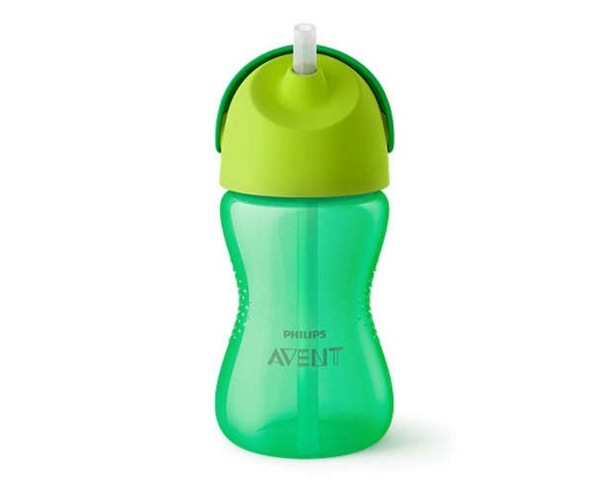 Бебешка чаша със сламка Philips-Avent, 300 мл, 12м+, за момче