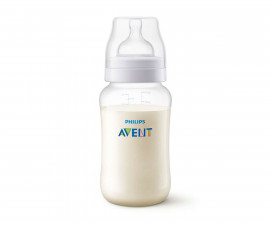 Бебешко шише за хранене и пиене Philips-Avent Classic Anti-colic BPA Free, 330 мл, PP