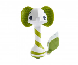 Дрънкалка-гризалка Tiny Love Samuel Elephant, зелено слонче 3м+