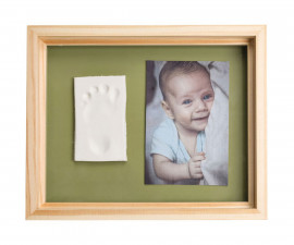 Отпечатък с органична глина Baby Art Pure Frame рамка, цвят Natural BA.00073.001