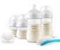 Подаръчен комплект за новородено с 4 шишета за хранене с биберони без протичане, залъгалка Ultra Soft и четка за почистване Philips-Avent Natural Response 3.0 00A.0600.001 thumb 3