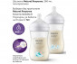 Подаръчен комплект за бебе с 2 шишета за хранене х 260 мл с биберони без протичане поток 3 и 2 залъгалки Ultra Air, 1м+ Philips-Avent Natural Response 3.0 00A.0603.001 thumb 10
