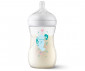 Подаръчен комплект за бебе с 2 шишета за хранене х 260 мл с биберони без протичане поток 3 и 2 залъгалки Ultra Air, 1м+ Philips-Avent Natural Response 3.0 00A.0603.001 thumb 4