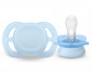 Ортодонтска залъгалка Philips-Avent Ultra Start, 2 броя, със стерилизираща кутийка, пастелни, момче, 0-2м 00A.0632.001 thumb 4
