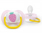 Ортодонтска залъгалка Philips-Avent Ultra Air, 2 броя, със стерилизираща кутийка, папагал/ягода, момиче, 0-6м 00A.0638.001 thumb 4
