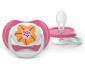 Ортодонтска залъгалка Philips-Avent Ultra Air, 2 броя, със стерилизираща кутийка, цвете/калинка, розов, 6-18м 00A.0640.001 thumb 4