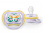 Ортодонтска залъгалка Philips-Avent Ultra Air, 2 броя, със стерилизираща кутийка, пеперуда/птица, розов, 0-6м 00A.0644.001 thumb 3