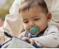 Ортодонтска залъгалка Philips-Avent Ultra Air, 2 броя, със стерилизираща кутийка, зелена/синя, 6-18м 00A.0647.001 thumb 10