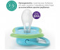 Ортодонтска залъгалка Philips-Avent Ultra Air, 2 броя, със стерилизираща кутийка, зелена/синя, 6-18м 00A.0647.001 thumb 6