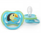 Ортодонтска залъгалка Philips-Avent Ultra Air, 2 броя, със стерилизираща кутийка, тукан/тигър, син, 6-18м 00A.0648.001 thumb 4