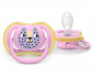 Ортодонтска залъгалка Philips-Avent Ultra Air, 2 броя, със стерилизираща кутийка, листо/коте, момиче, 6-18м 00A.0650.001 thumb 4