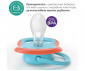Ортодонтска залъгалка Philips-Avent Ultra Air, 2 броя, със стерилизираща кутийка, маймунка/жаба, син/жълт, 18м+ 00A.0653.001 thumb 6