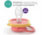 Ортодонтска залъгалка Philips-Avent Ultra Air, 2 броя, със стерилизираща кутийка, хамелеон/маймунка, лилав/оранжев, 18м+ 00A.0654.001 thumb 6