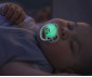 Ортодонтска залъгалка светеща в тъмното Philips-Avent Ultra Air Night, 2 броя, със стерилизираща кутийка, ленивец/тигър, син, 0-6м 00A.0656.001 thumb 10