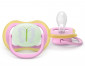 Ортодонтска залъгалка светеща в тъмното Philips-Avent Ultra Air Night, 2 броя, със стерилизираща кутийка, птица/пеперуда, розов, 6-18м 00A.0660.001 thumb 4