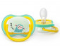 Ортодонтска залъгалка светеща в тъмното Philips-Avent Ultra Air Night, 2 броя, със стерилизираща кутийка, маймунка/леопард, неутрални, 18м+ 00A.0662.001 thumb 4