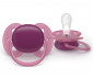 Ортодонтска залъгалка Philips-Avent Ultra Soft, 2 броя, със стерилизираща кутийка, лилав/оранжев, 18м+ 00A.0669.001 thumb 3