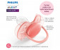 Ортодонтска залъгалка Philips-Avent Ultra Soft, 2 броя, със стерилизираща кутийка, лилав/оранжев, 18м+ 00A.0669.001 thumb 5