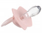 Комплект от симетрични силиконови залъгалки за бебета Canpol Bounjour Paris, 2 броя, 0-6 м, розови 22/647_pin thumb 3