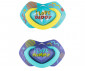 Комплект от симетрични силиконови залъгалки за бебета Canpol Neon Love, 2 броя, 0-6 м, сини 22/652_blu thumb 2
