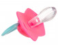 Комплект от симетрични силиконови залъгалки за бебета Canpol Neon Love, 2 броя, 0-6 м, розови 22/652_pin thumb 4