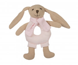 Мека дрънкалка Canpol Bunny, розова 80/201_pin