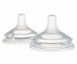 Антиколик биберон за хранене от силикон за хранене за шишета Canpol Natural Shape, 2 броя, 0м+ 21/750 thumb 2
