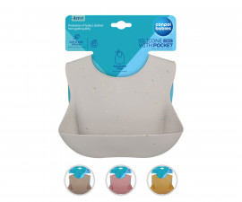 Canpol - Силиконов лигавник с джоб, асортимент 51/029