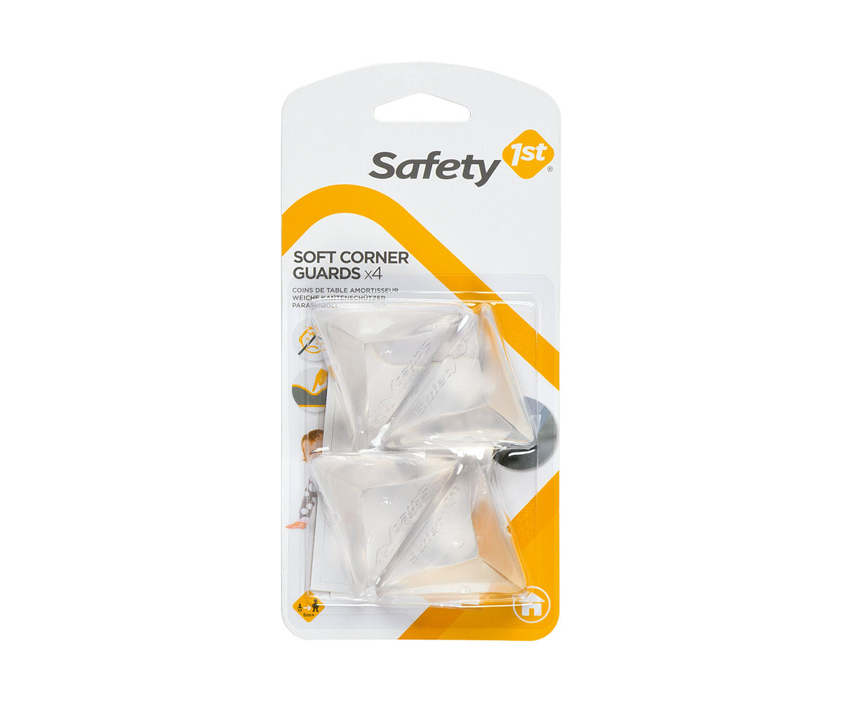 Детски аксесоари за безопасност - Меки прозрачни протектори за ъгли и ръбове Safety 1st SF.0062